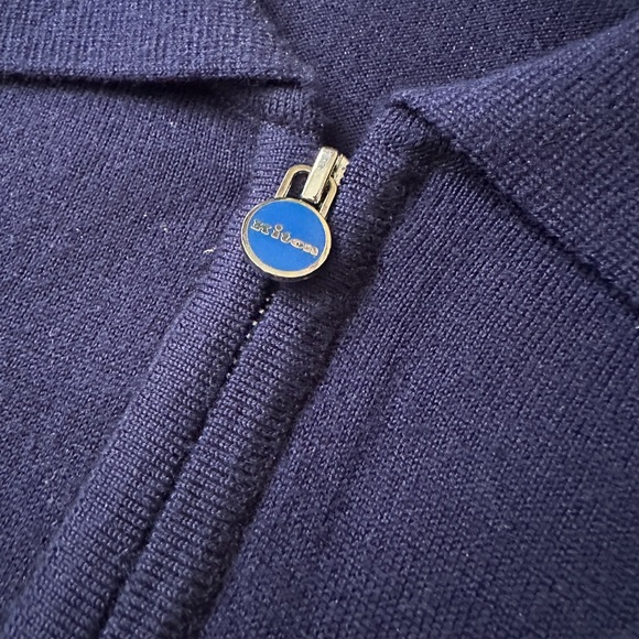 Kiton Vintage Dark Blue Zip-Up Sweater - Picture 4 of 4